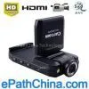 1080P HD 140 Degrees View Angle Car DVR With 270 Degree Rolling Display Panel