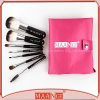Travel Size Makeup Brush Set 7pcs Travel Cosmetic Make up Brush Set