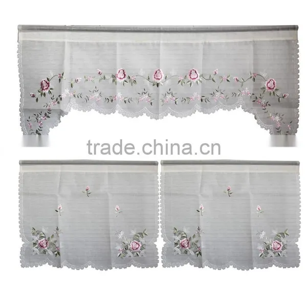 Embroidered Curtains, Kitchen Curtains photo-2