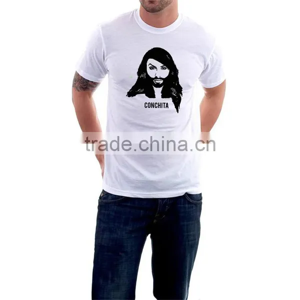 Men's Embroider Low-neck Regular Cut T-shirt photo-3