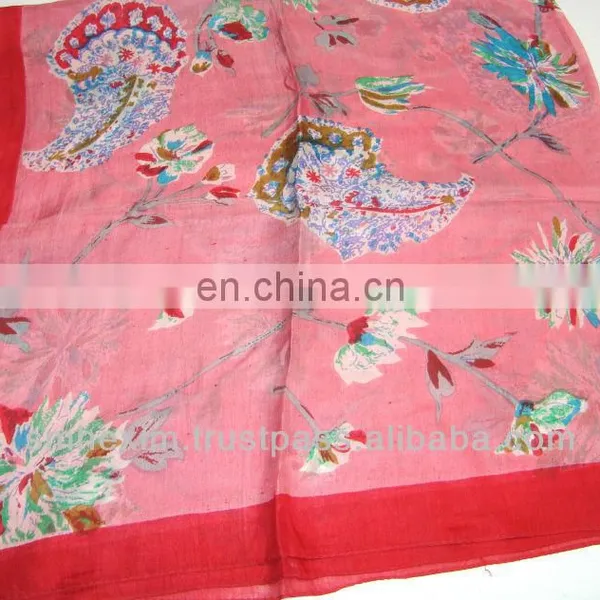 Printed Silk Scarves photo-4