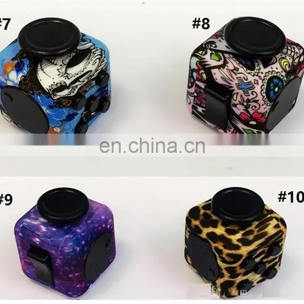 Best Selling Wholesale Retail Cheapest Leopard Print Fidget Cube Camouflage Fidget Cube Decompression Fidget Toys photo-4