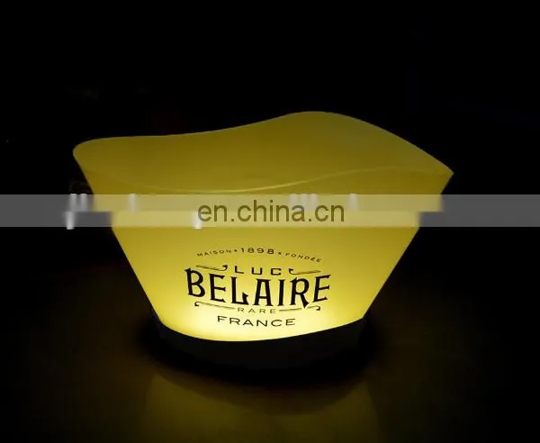 Custom Logo Large Plastic Led Ice Bucket for Beer photo-4