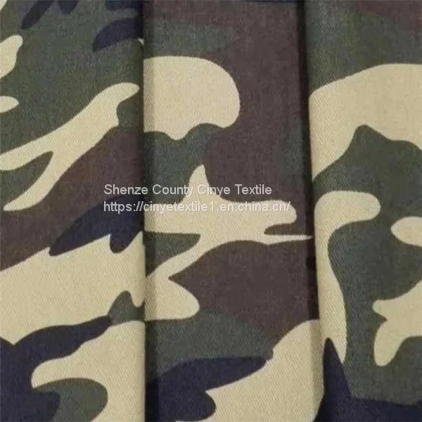Military Camouflage Printed Fabric photo-3