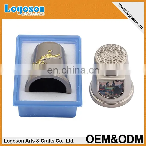 Newest Embossed Souvenir Custom Copper Thimbles photo-3