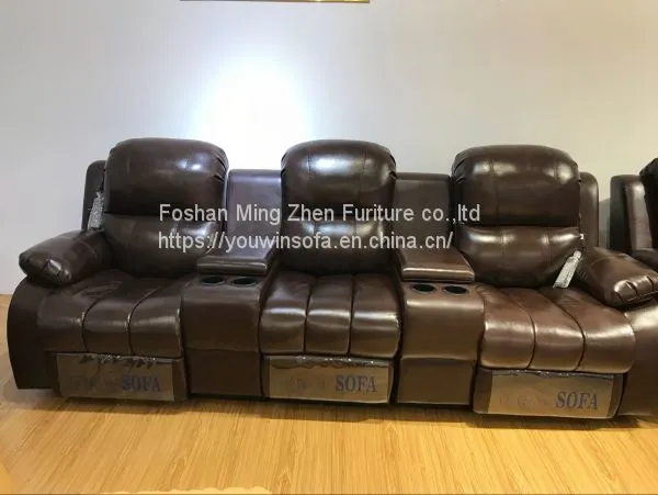 Supply Home Theater Sofa With Electric Recliners photo-3