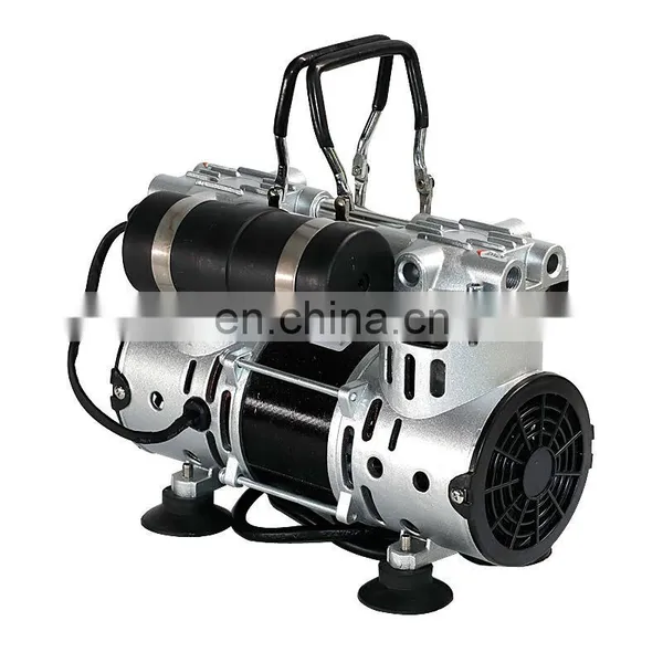 New Design Silent Oil Free Piston Portable Vacuum Pump for Fish Farming Tank photo-3
