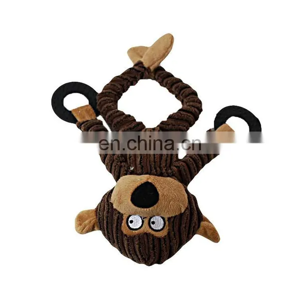 Squeaky Pet Product Lovable Animal Sound Plush Dog Toy photo-4