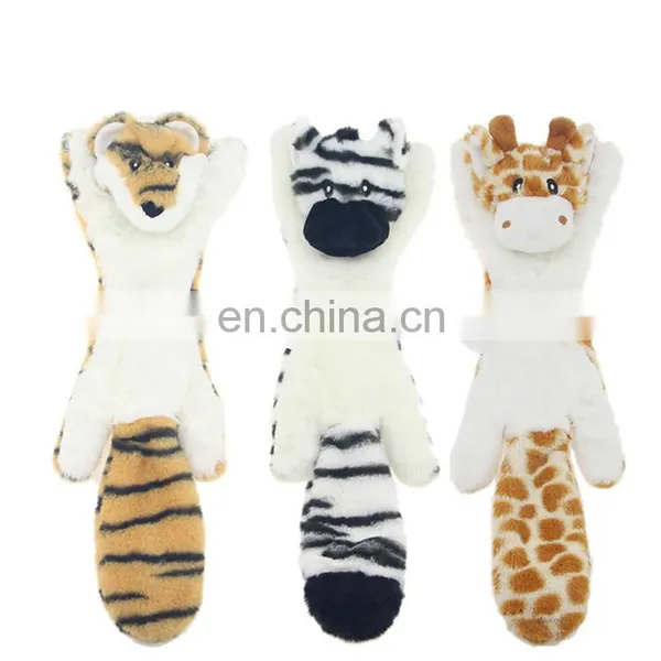 No Stuffing Funny and Interactive Pet Toy Squeaky Dog Plush Toys 2020 photo-3