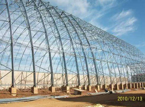 Comprehensive Solid Waste Utilization Project Steel Space Frame Structure Barrel Storage Project in Shanxi photo-2