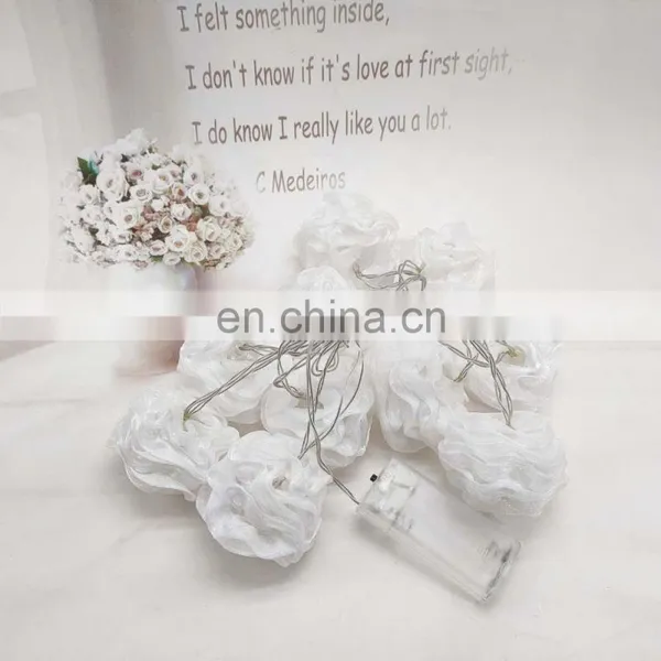 Valentine's Day Party Unique LED Fairy Cloth Rose String Light For Wedding Holiday photo-6