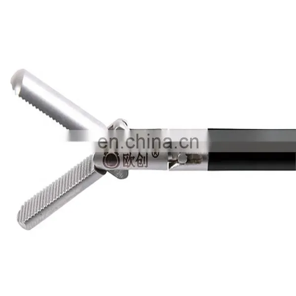 Geyi Autoclavable Laparoscopic Instrument Veternary Surgery Laparoscopic 2.8mm Blunt Tip Forceps for Cats and Dogs photo-2