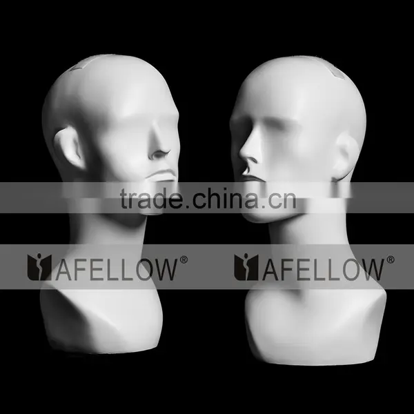 Abstract Fiberglass Men Head Mannequin H1110 photo-5