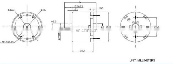 520 12v Hot Selling Low Noise Electric dc Motor Mini dc Motor for Robot photo-3