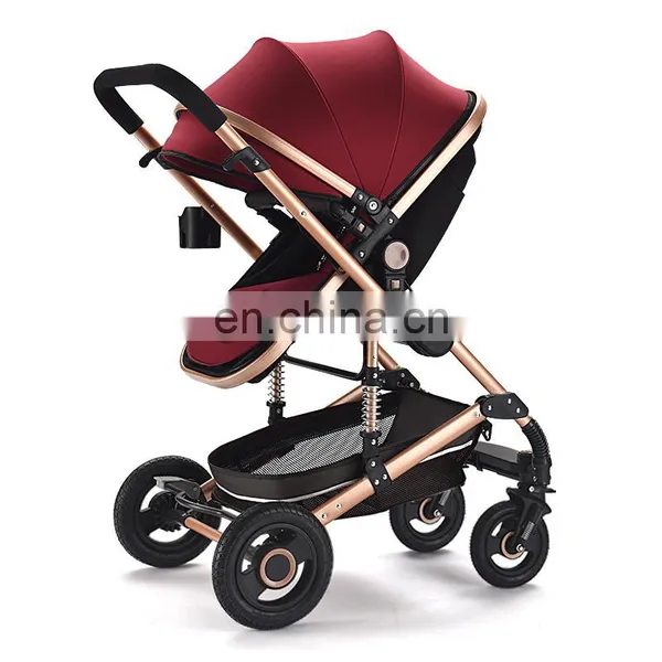 Baby Stroller 3 In 1 Travel Systems European Stroller Baby Foldable Portable Jogging Stroller Newborn Baby Carriage photo-3