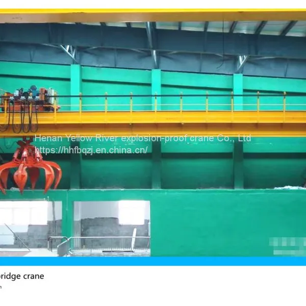 China's High Quality and Low Price 25 Ton Garbage Grab Bridge Double Beam Crane, Power Plant Double Beam Crane, Grab Dou photo-3