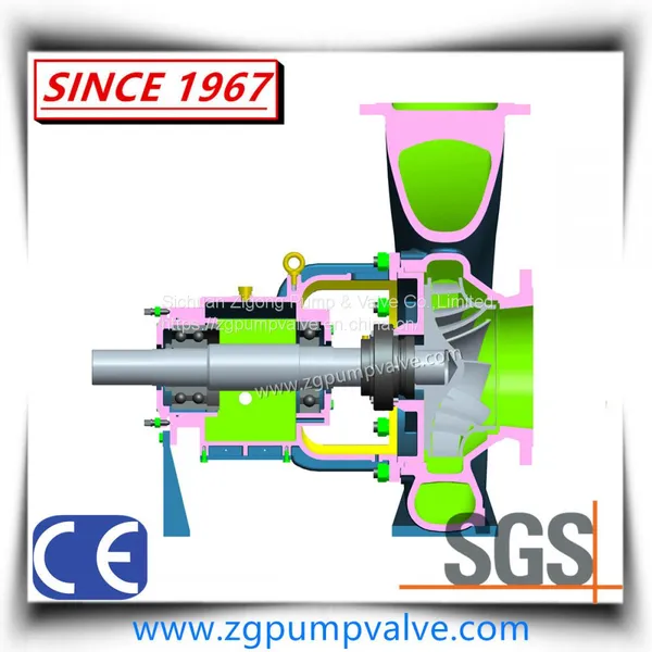 API610 Horizontal Wear Resistance/Anti-Rust Chemical Centrifugal Pump With CE Certificate photo-4