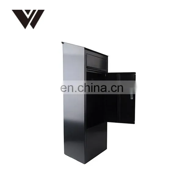 Extra Large Front Access Or Rear Access Fence Mounted Anti-theft Safe Courier Drop Letter Box Post Box For Parcel Mails Delivery photo-5
