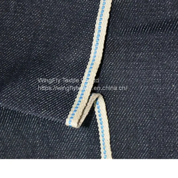 12.3oz Cheap Selvedge Jeans Wholesale Men Jacket Denim Fabric 100% Cotton W284923 photo-3