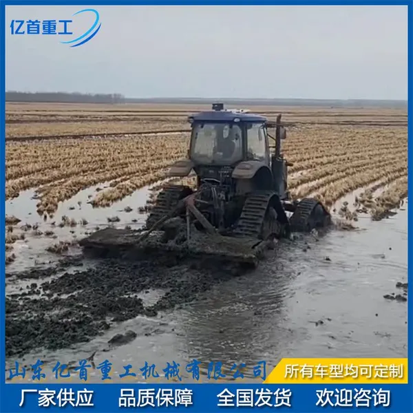 Tractor Modification With Triangular Track Wheels for Smooth Anti Slip on Muddy Ground photo-4