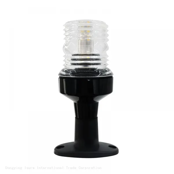 ISURE MARINE 3 Nautical Mile Boat Anchor Light 360 Degrees All Around White LED Fixed Mount Navigation Light, 10-24 VDC