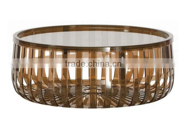 Living Room Panier Table Replica Round Shape Small Coffee Table photo-4