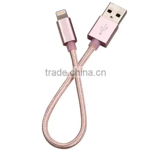 2016 New Style 2.4A Fast Charging Short 8pin to Usb Cable MFi Cable photo-5