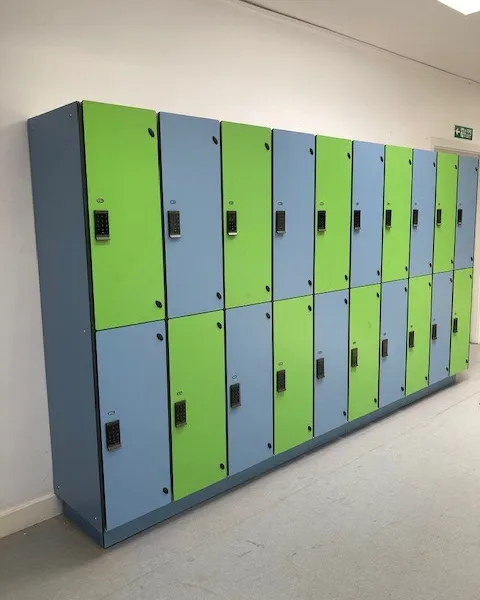 HPL Cabinet Locker postforming laminate patient storage pin code locker