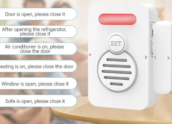 Home Voice Door Closing Reminder, Air Conditioning Open Safe, Refrigerator Anti-theft Door Magnetic Alarm Reminder（Wechat:13510231336）