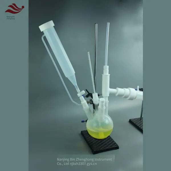 Pfa Separatory Funnel With Reaction Flask, Anti-corrosion Pfa Constant Pressure Dropping Funnel for Hydrogen Fluoride Distillation Device photo-4