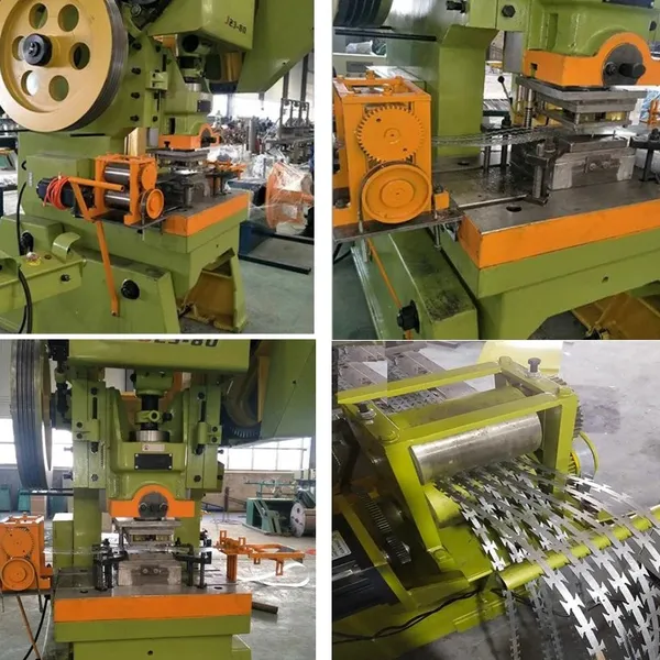 Automatic Used Steel Razor Wire Making Machine / Razor Barbed Wire Machine / Razor Wire Manufacturing Equipment Russia Price photo-5