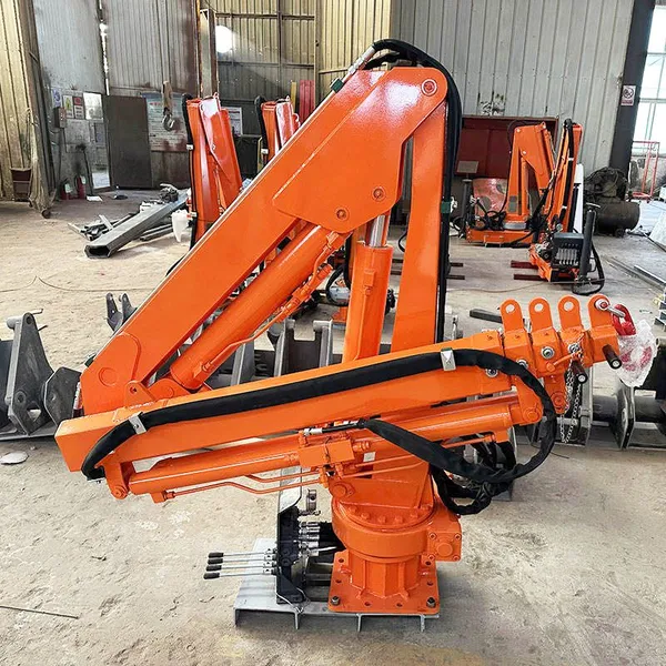 EBM Portable Mini Marine Crane 1–3 Ton | Electric Hydraulic Knuckle Boom Folding Arm Crane photo-2