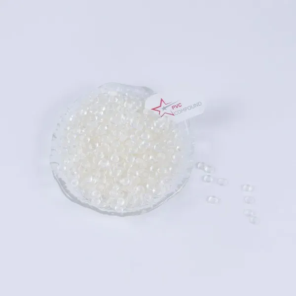 High Transparency Food Grade Blowing Grade PVC Compound Granules Pellets For1l/500 photo-4