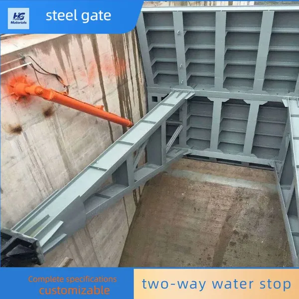 Custom Size 304 Stainless Steel Wall Mounted Sluice Gate Flood Prevention For Urban Stormwater System photo-3
