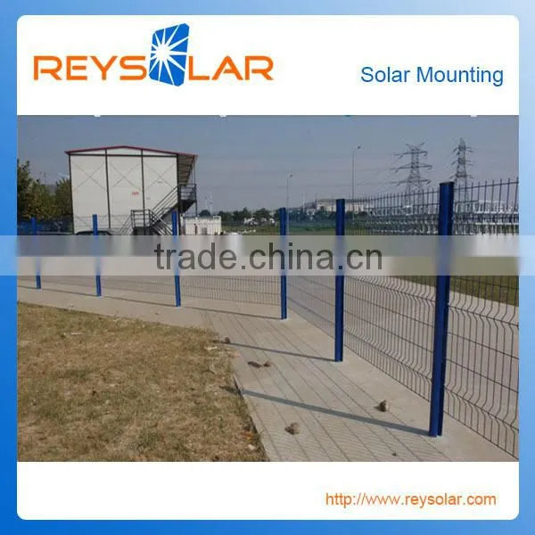 Hot Dip Galvanized Metal Iron Steel Solar Racking Welded Mesh Security Fence photo-6