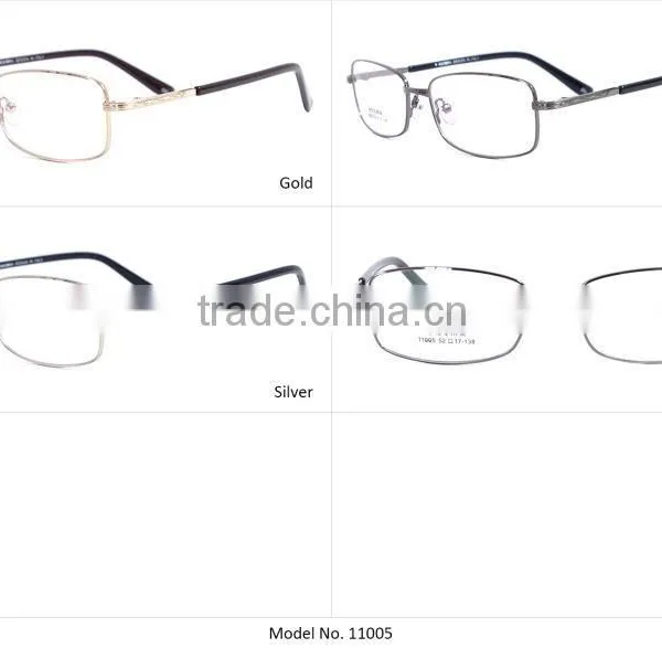 Metal Material Full Rim Square 2015 Fashion New Model Reading Eyewear Frame Glasses From China For Men photo-3