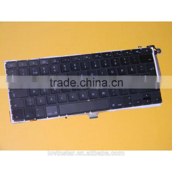 Used Swedish Laptop Keyboard Replacement For Apple Macbook AIR 13" A1304 2008 2009 photo-3