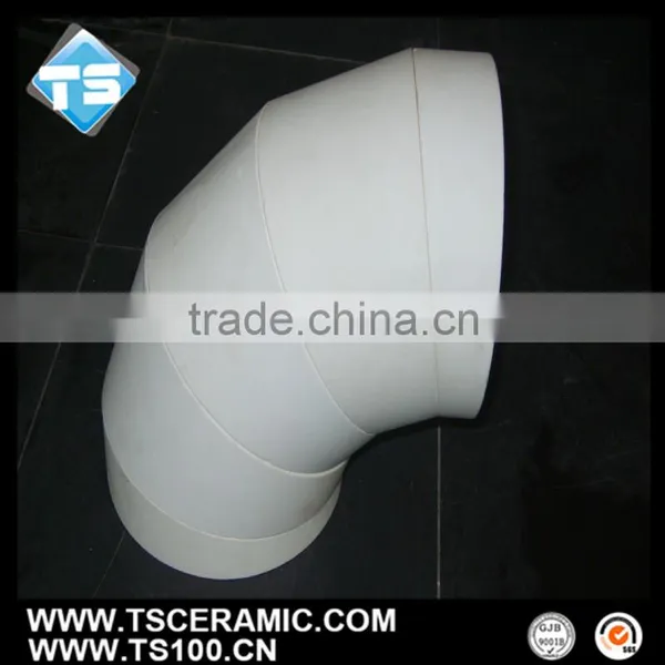 90 Degree Alumina Ceramic Elbow Pipe,China Manufacturer photo-2