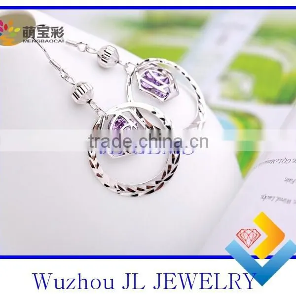 2014 Jewelry Factory Best Price All Jewelry 925 Silver Fashion BOXI Style Earrings Bead Latest Style Earrings photo-4