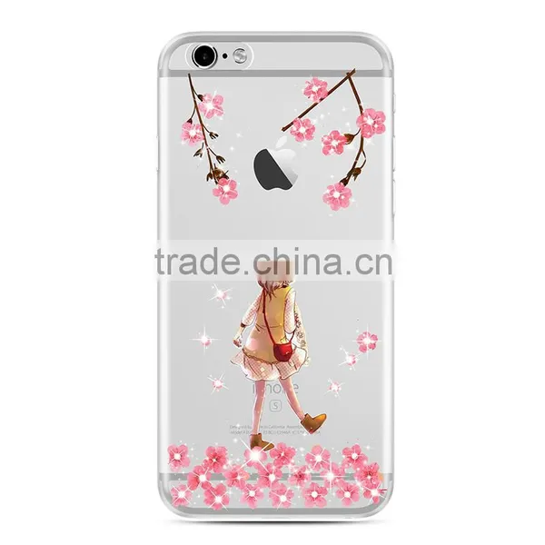 Joyroom Glitter Rhinestone Shiny Case for IPhone 6s Fairy IV Series Soft TPU Shockproof Back Case for IPhone 6 4.7 MT-5799 photo-2