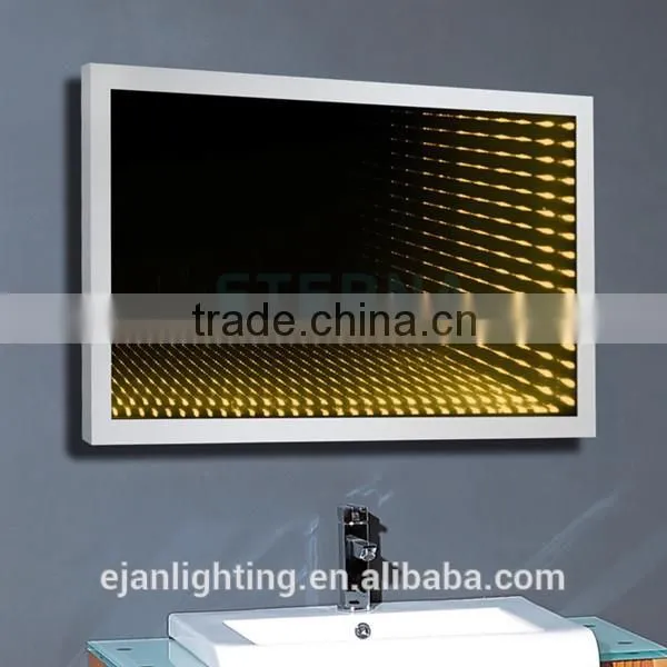 Moden Design CE IP44 3D Bathroom Fancy LED Lighted Infinity Mirror Quality Choice photo-3