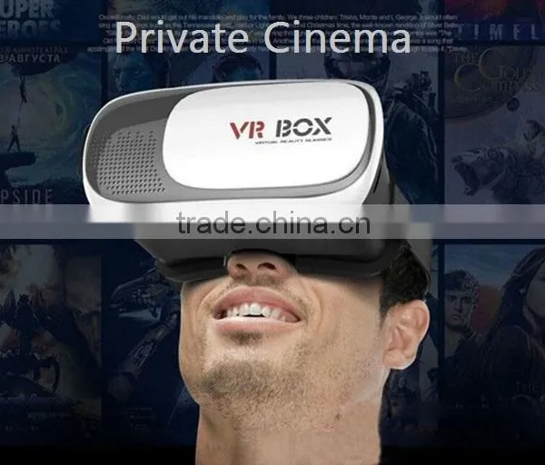 Vr Box V2 3 D Vr Glasses Mobiles 3 D Glasses Print Logo Oem With Bluetooth Gamepad Virtual Reality