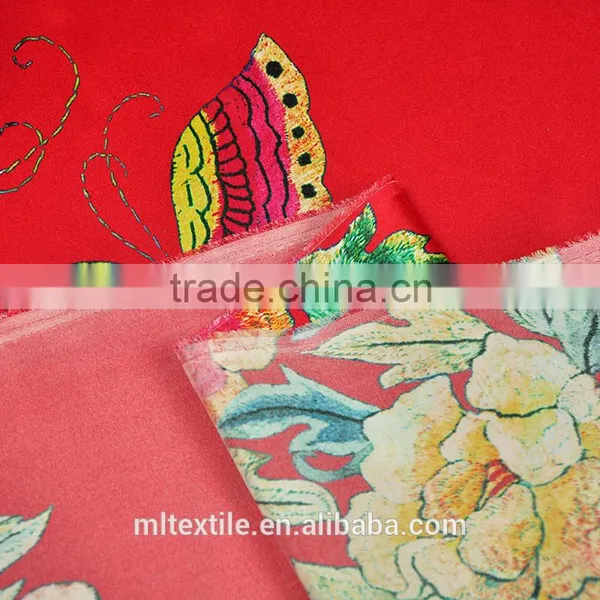 Factory Custom Design 19 Momme Silk Stretch Fabric photo-3