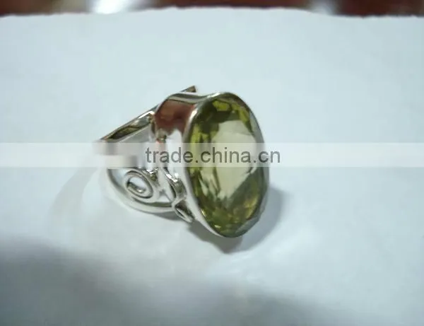 925 Silver Ring With Gemstone