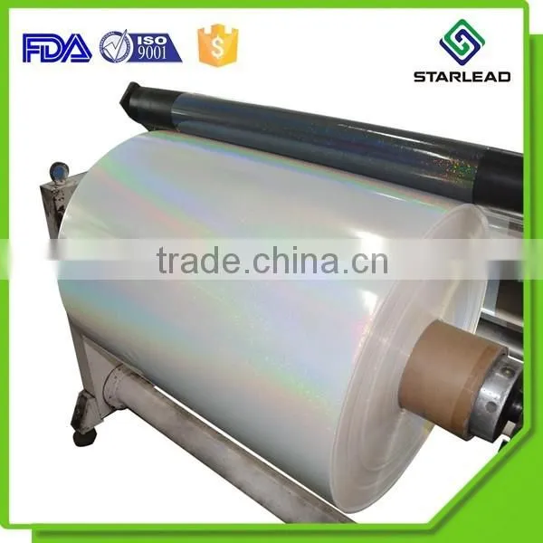 Corona Treated Transparent Bopp Holographic Film photo-2