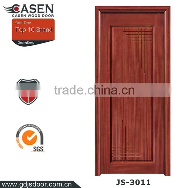 Hot Sale Modern White HDF Flush Wood Interior Swinging Doors photo-3