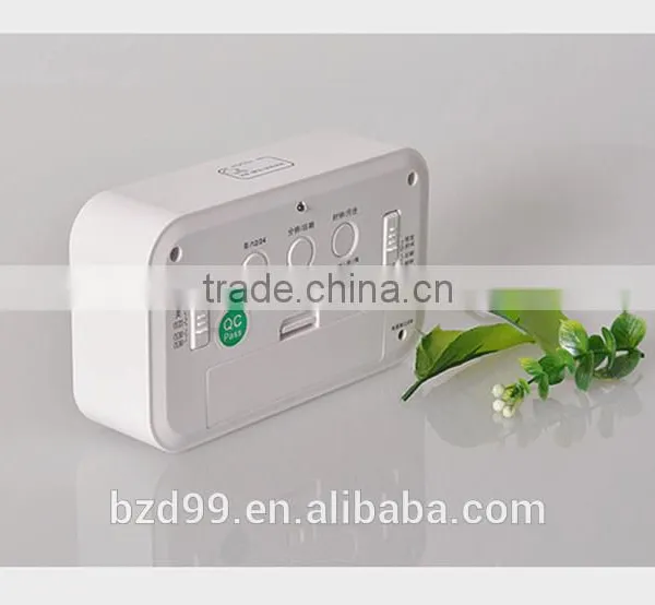 New Design Promotion Item Smart Multi-functional Digital Electric Three Alarms Setting Talking LCD Desk Clock photo-3