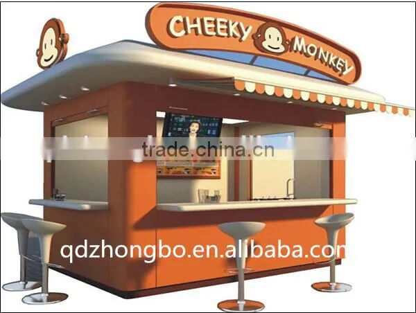 China ISO Low Cost High Quality and Beautiful Kiosk With Sandwich Panel
