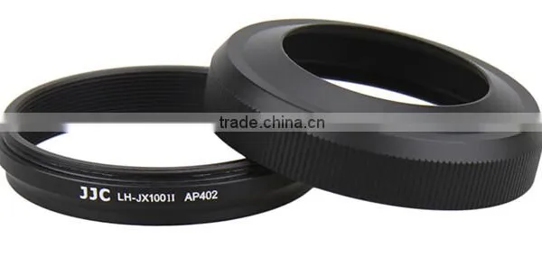 JJC LH-JX100II BLACK Lens Hood and Lens Cap For FUJIFILM X100/X100S/X100T photo-2