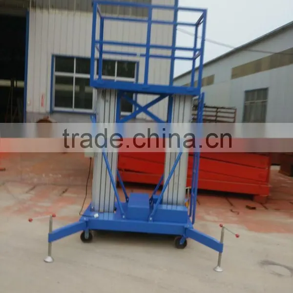 Mobile Electric Aluminum Aerial Lifting Work Platform photo-5